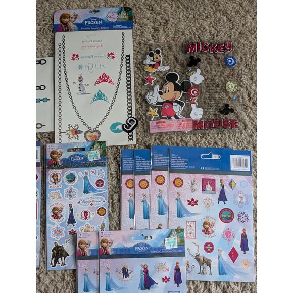 Disney Frozen Scrapbooking Sticker Packs Card Making More - Picture 3 of 4